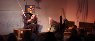 Workshop-Moderation im Literatursaal in St. Gallen Moderator bei der Ergebnispräsentation