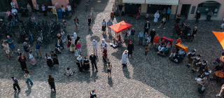Workshop-Moderation im Literatursaal in St. Gallen Moderator bei der Ergebnispräsentation